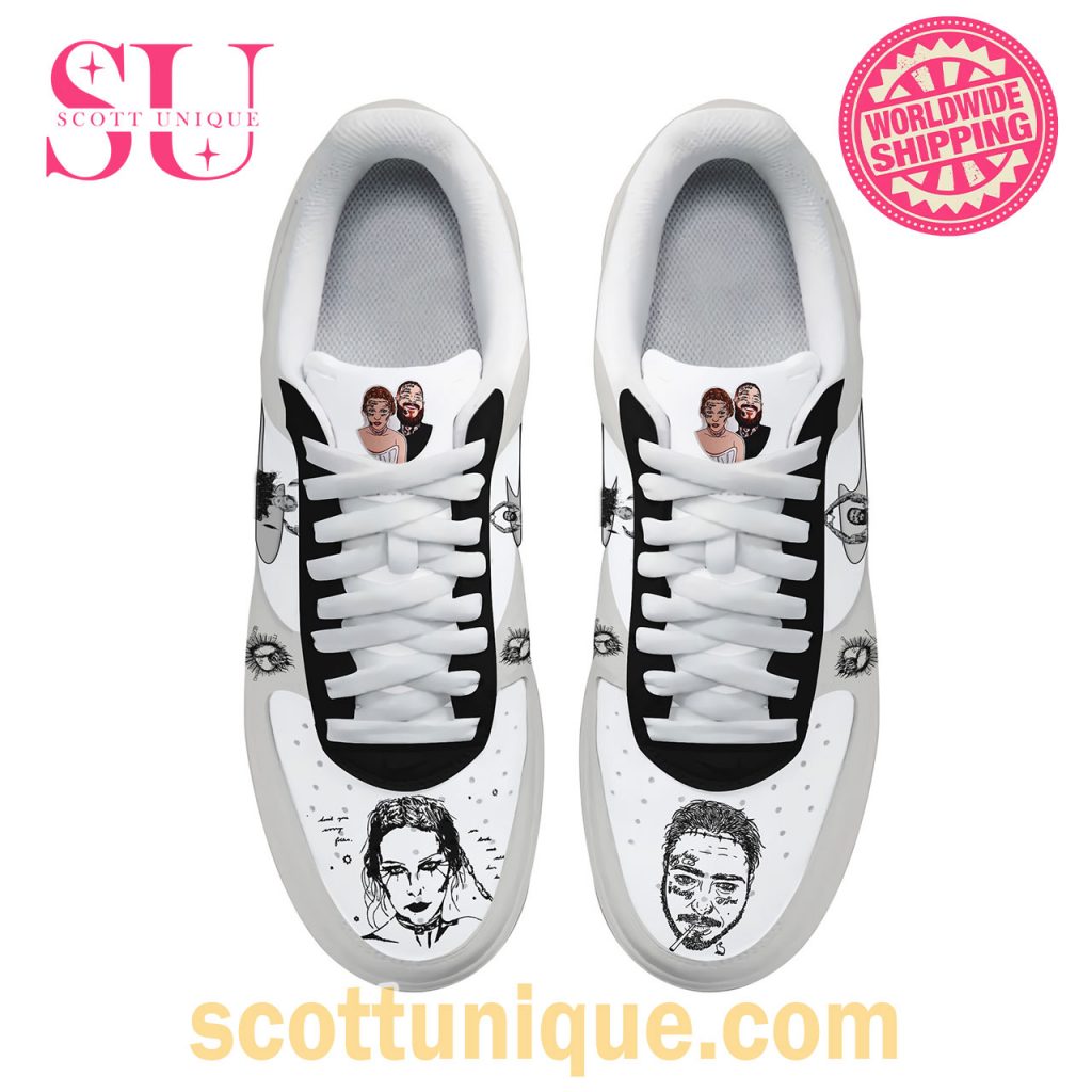 Taylor Swift x Post Malone Collab Song Air Force 1 Shoes4 Taylor Swift x Post Malone Collab Song Air Force 1 Shoes4