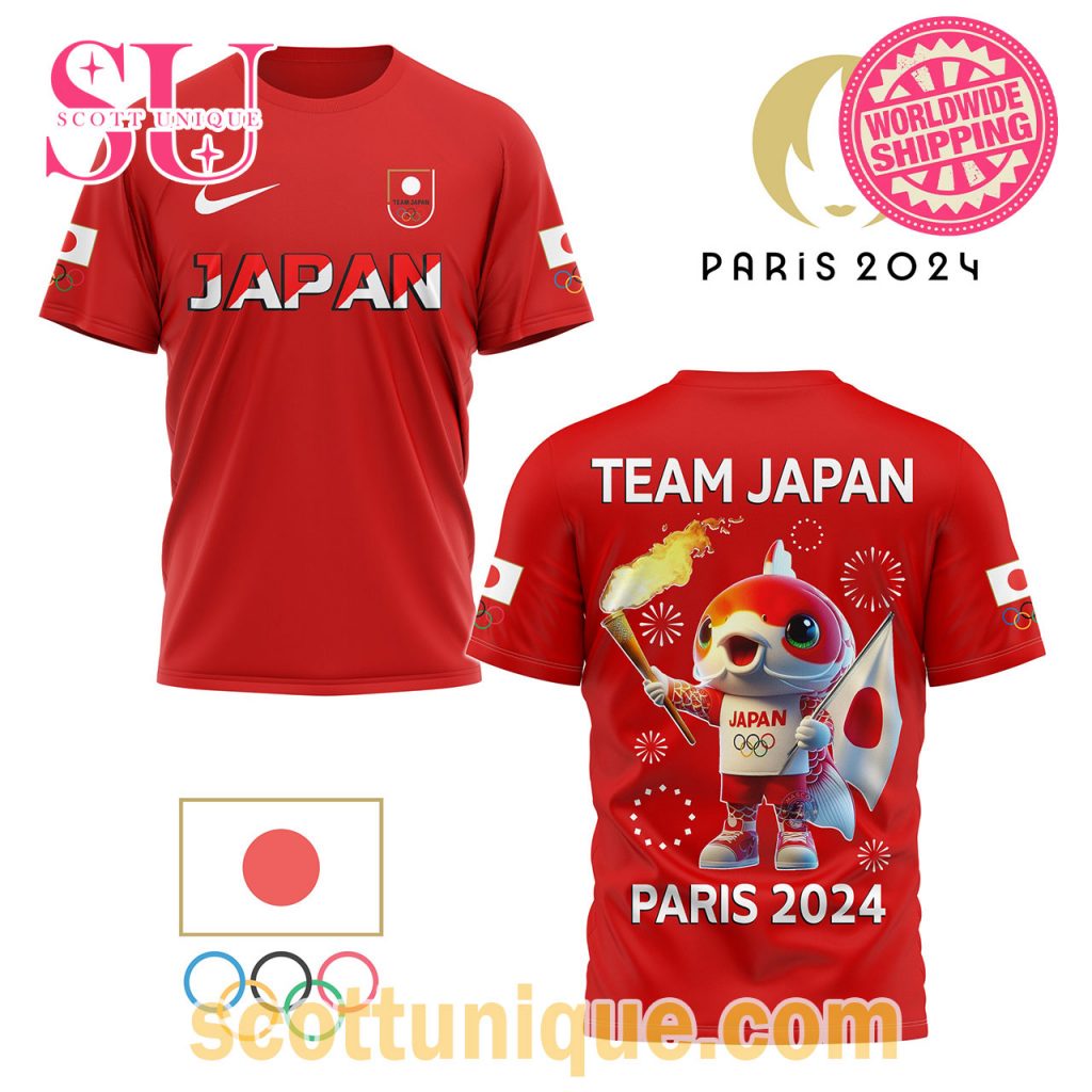 Team Japan Olympic Paris 2024 T Shirt1 Team Japan Olympic Paris 2024 T Shirt1