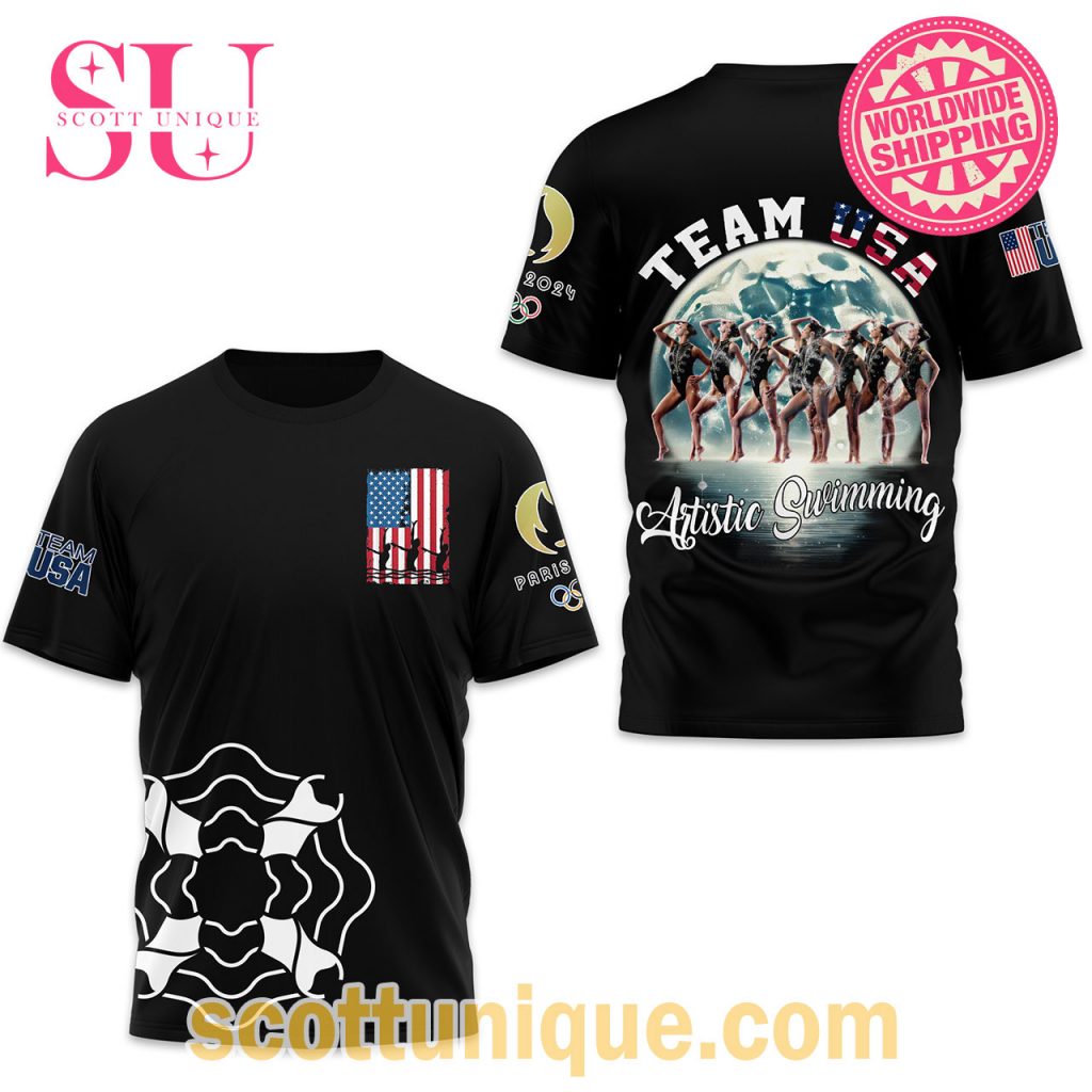 Team USA Artistic Swimming Olympic Game 2024 T Shirt1 Team USA Artistic Swimming Olympic Game 2024 T Shirt1