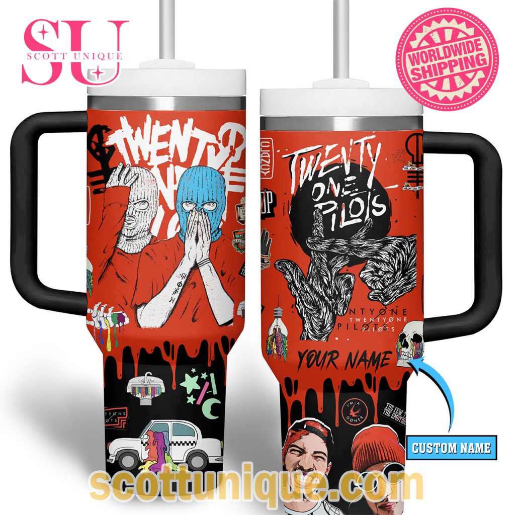 Twenty One Pilots Band Artwork Stanley Tumbler4 Twenty One Pilots Band Artwork Stanley Tumbler4