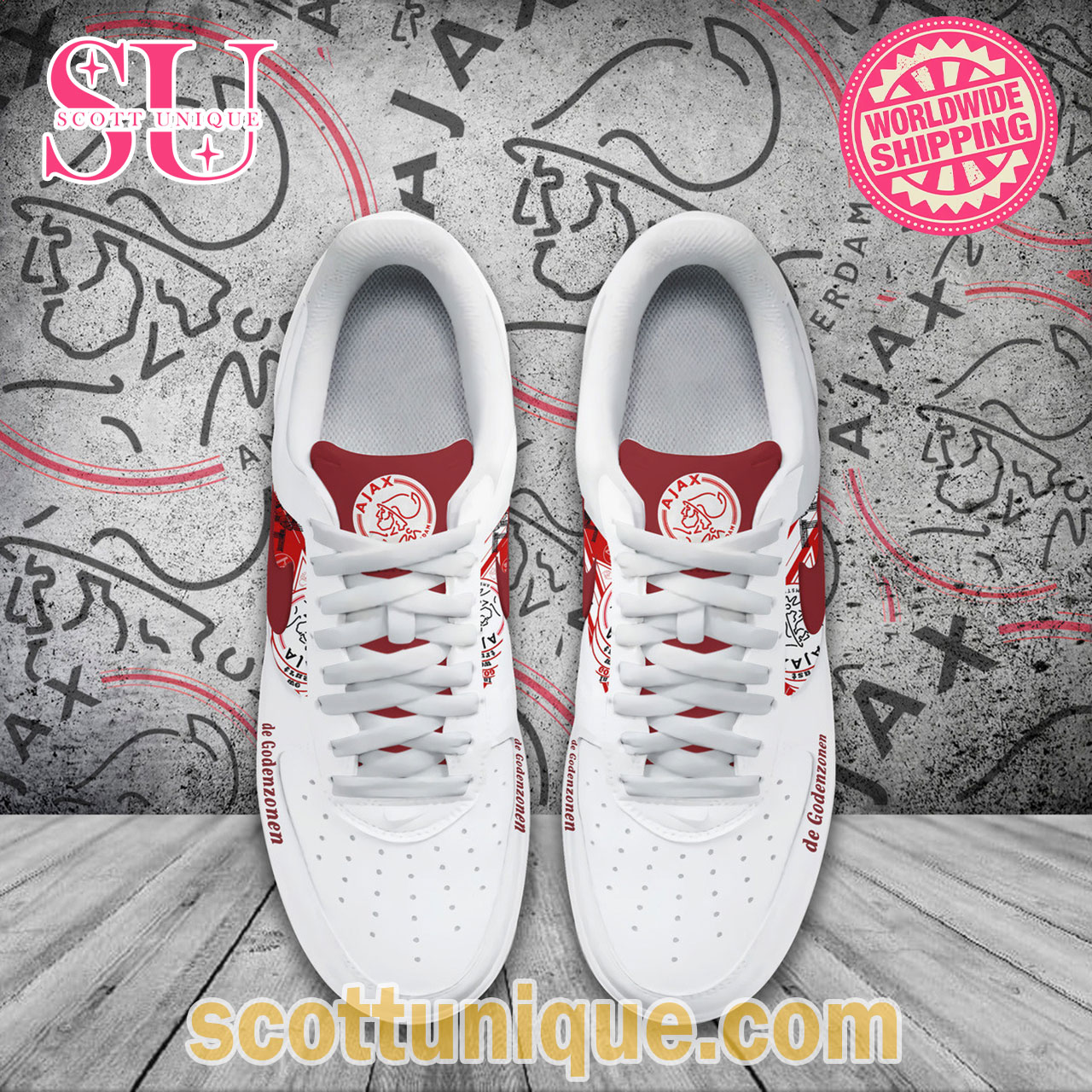 Ajax Amsterdam Football Club Premium Air Force Shoes