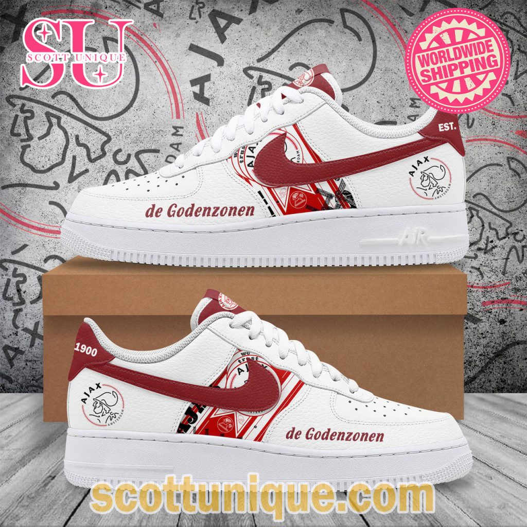 Ajax Amsterdam Football Club Premium Air Force Shoes2 Ajax Amsterdam Football Club Premium Air Force Shoes2