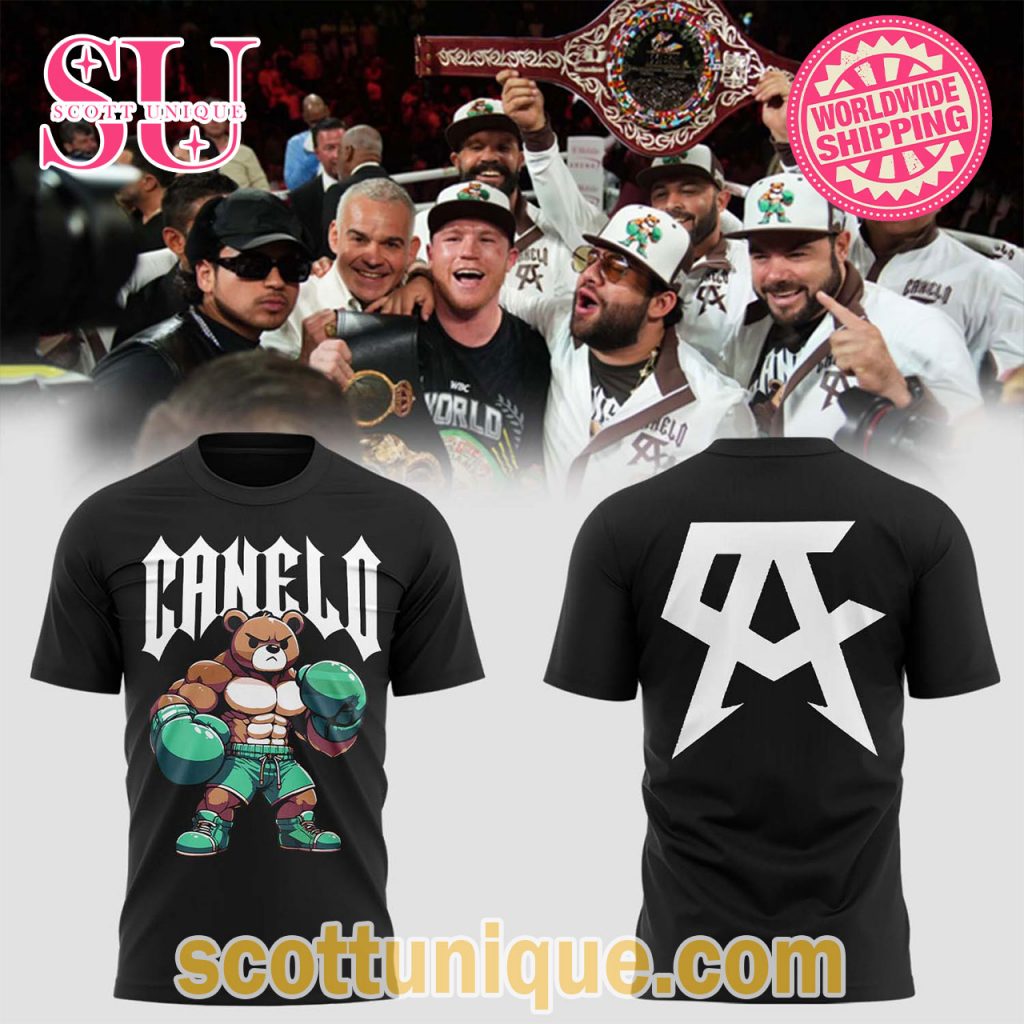 Canelo Bear Limited Edition T Shirt Black1 Canelo Bear Limited Edition T Shirt Black1