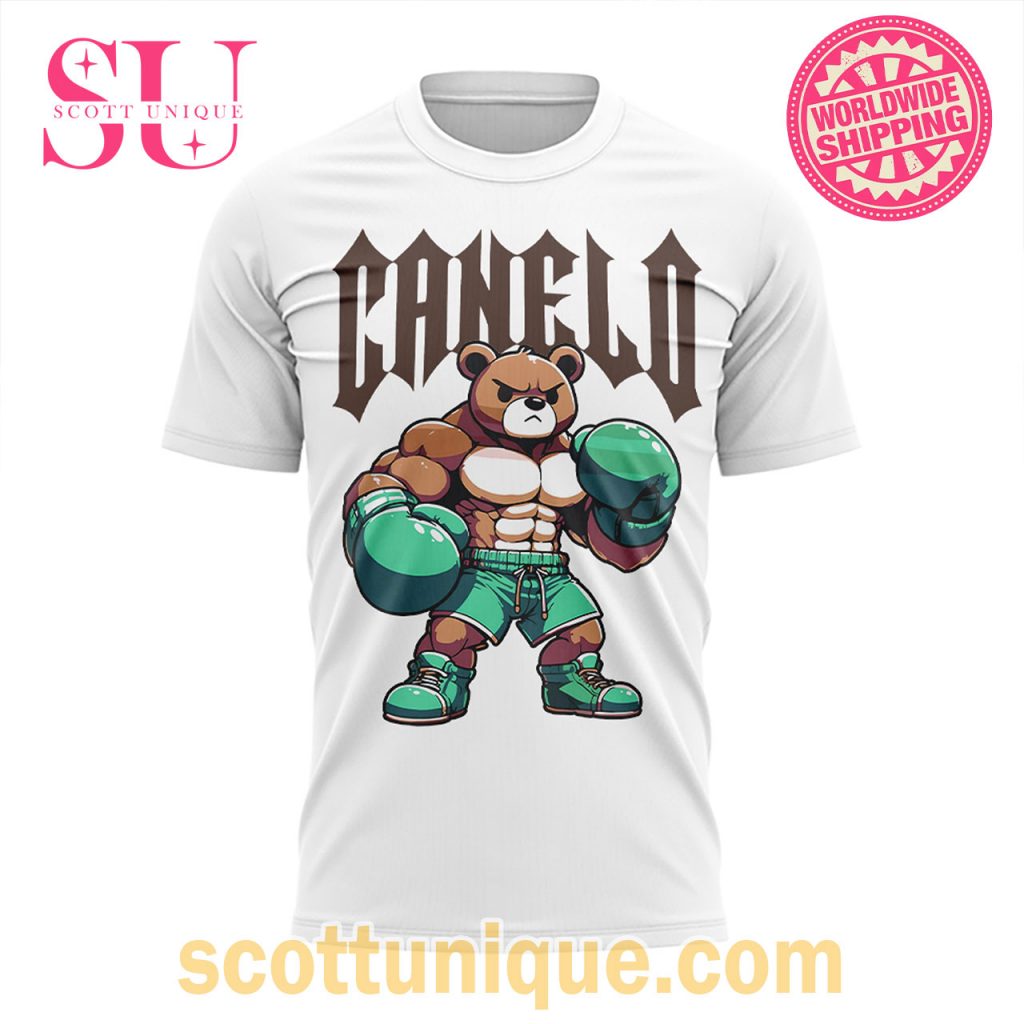 Canelo Bear Limited Edition T Shirt White Canelo Bear Limited Edition T Shirt White