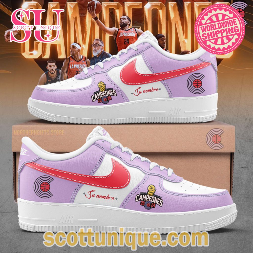 Criollos de Caguas Campeones 2024 Purple Air Force Shoes Criollos de Caguas Campeones 2024 Purple Air Force Shoes