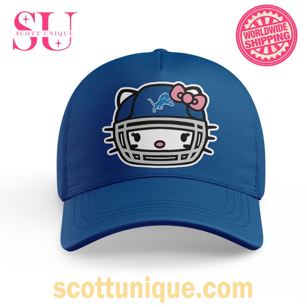 Detroit Lions x Hello Kitty 2024 Blue Limited Edition Classic Cap Detroit Lions x Hello Kitty 2024 Blue Limited Edition Classic Cap