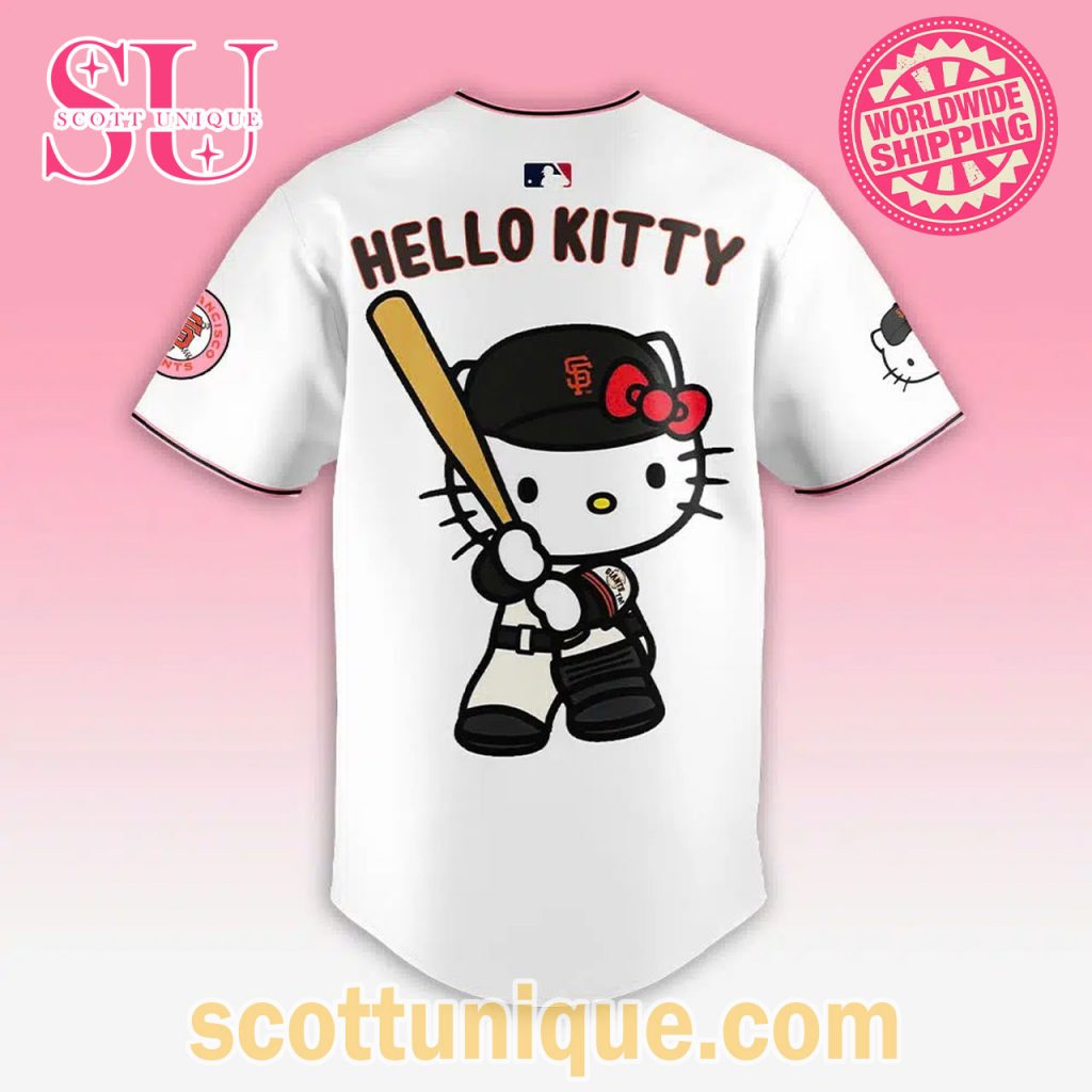 Giants Hello Kitty Night 2024 Baseball Jersey Giants Hello Kitty Night 2024 Baseball Jersey