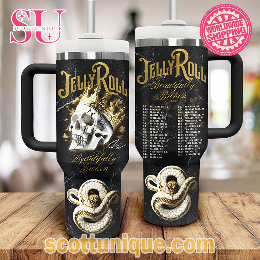 Jelly Roll Beautifully Broken Tour 2024 Stanley Tumbler1 Jelly Roll Beautifully Broken Tour 2024 Stanley Tumbler1