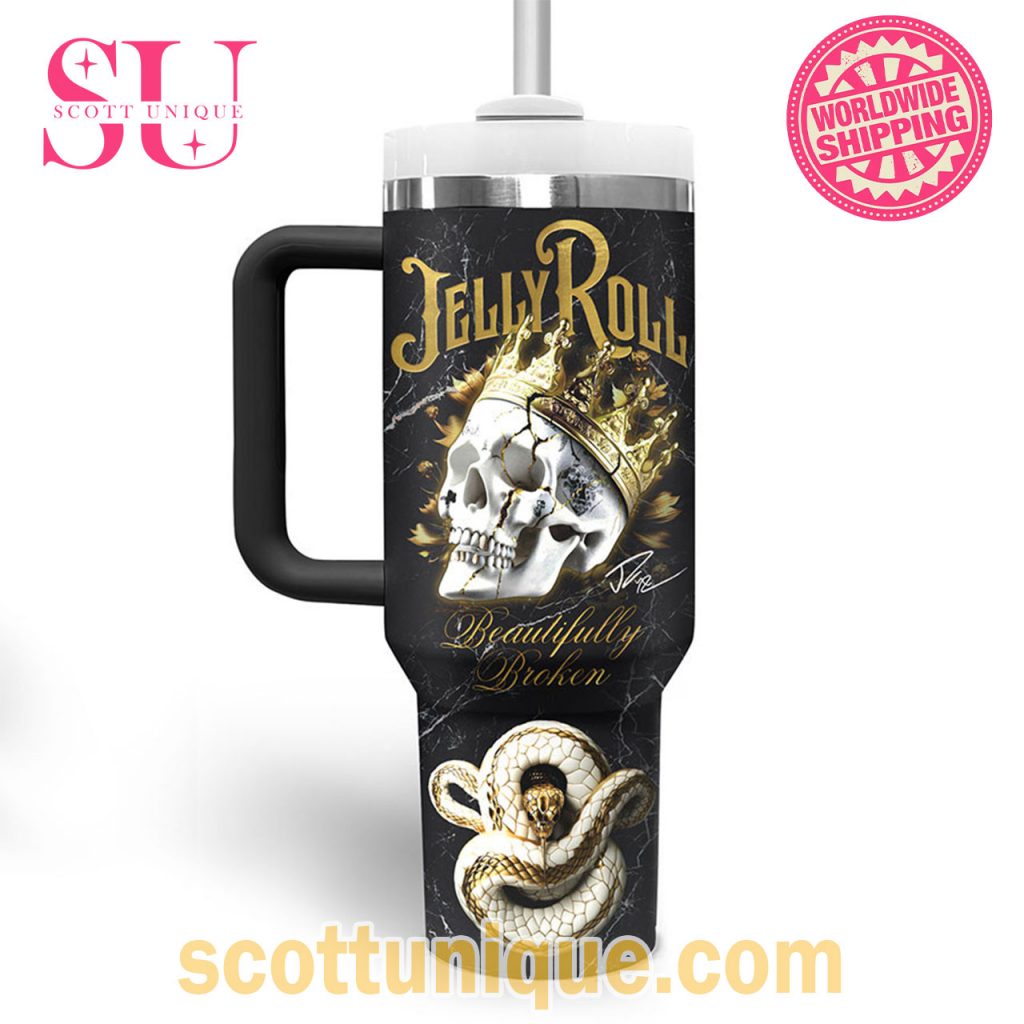 Jelly Roll Beautifully Broken Tour 2024 Stanley Tumbler2 Jelly Roll Beautifully Broken Tour 2024 Stanley Tumbler2