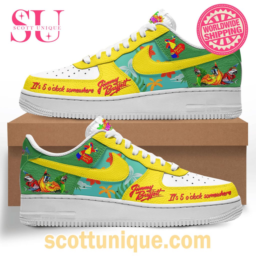 Jimmy Buffett Tropical Summer Limited Edition Air Force Shoes3 Jimmy Buffett Tropical Summer Limited Edition Air Force Shoes3