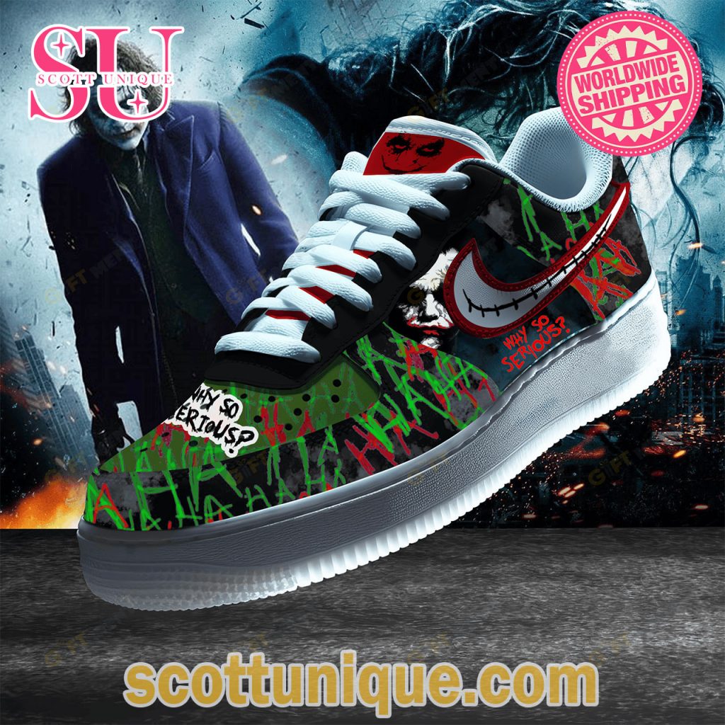 Joker Horror Theme Limited Edition Air Force Shoes