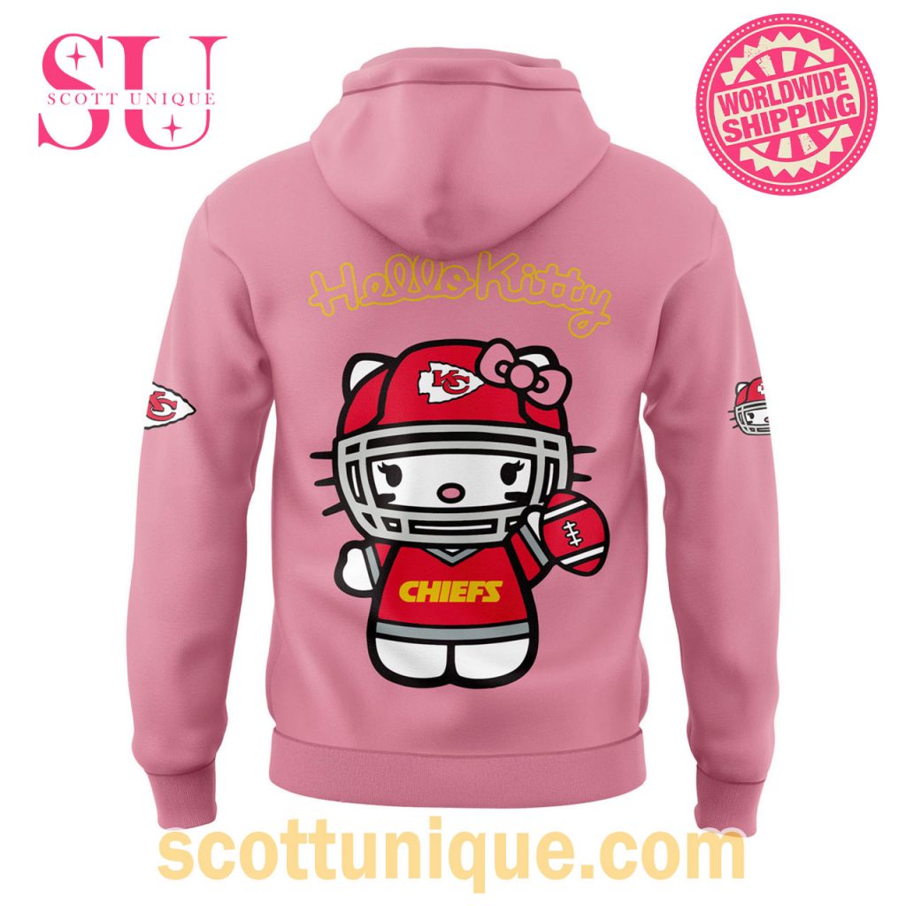 Kansas City Chiefs x Hello Kitty 2024 Pink Hoodie1 Kansas City Chiefs x Hello Kitty 2024 Pink Hoodie1