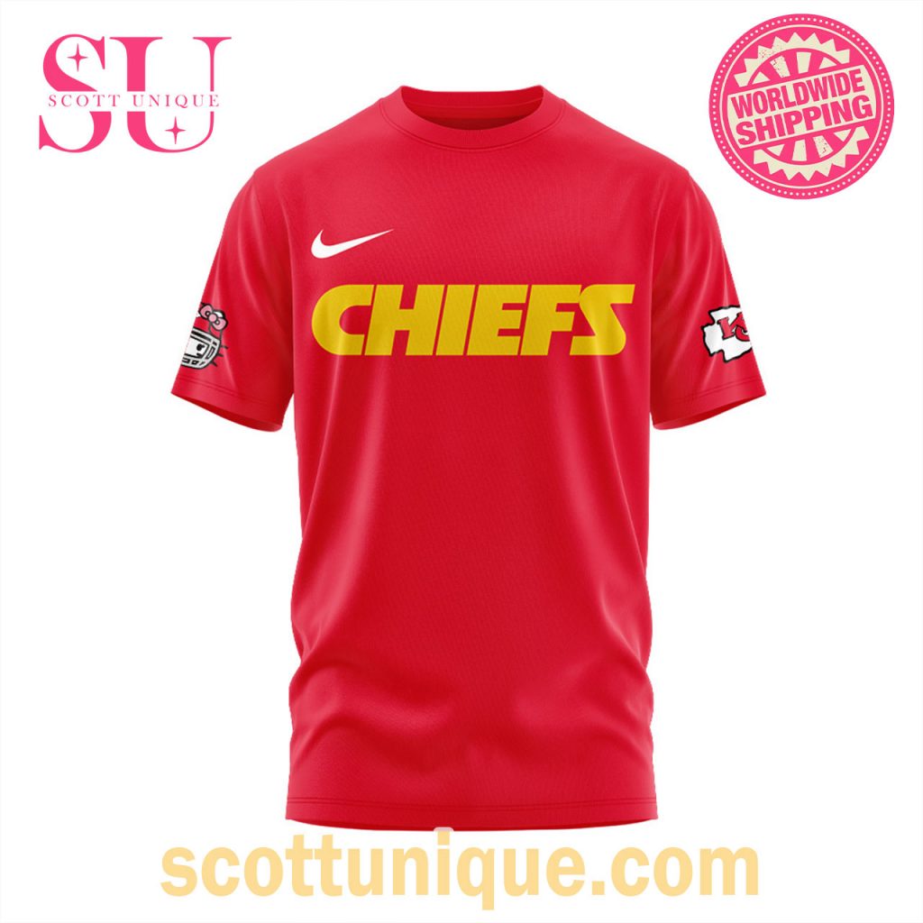 Kansas City Chiefs x Hello Kitty 2024 T Shirt Kansas City Chiefs x Hello Kitty 2024 T Shirt