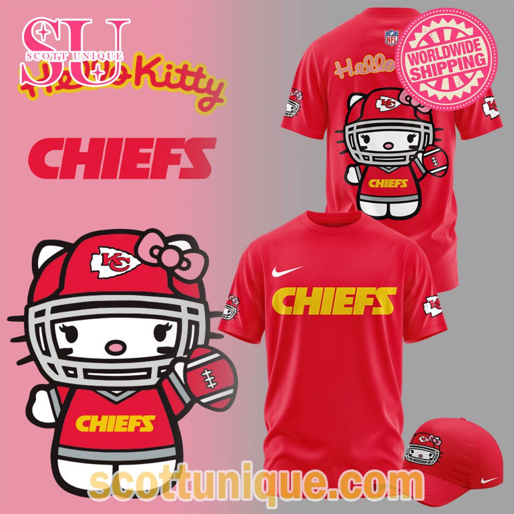 Kansas City Chiefs x Hello Kitty 2024 T Shirt1 Kansas City Chiefs x Hello Kitty 2024 T Shirt1