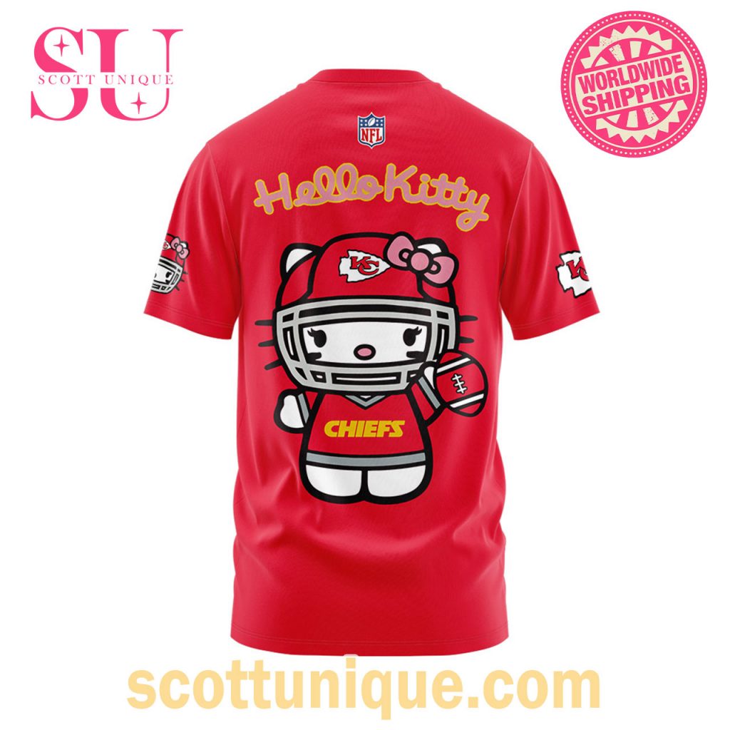 Kansas City Chiefs x Hello Kitty 2024 T Shirt2 Kansas City Chiefs x Hello Kitty 2024 T Shirt2