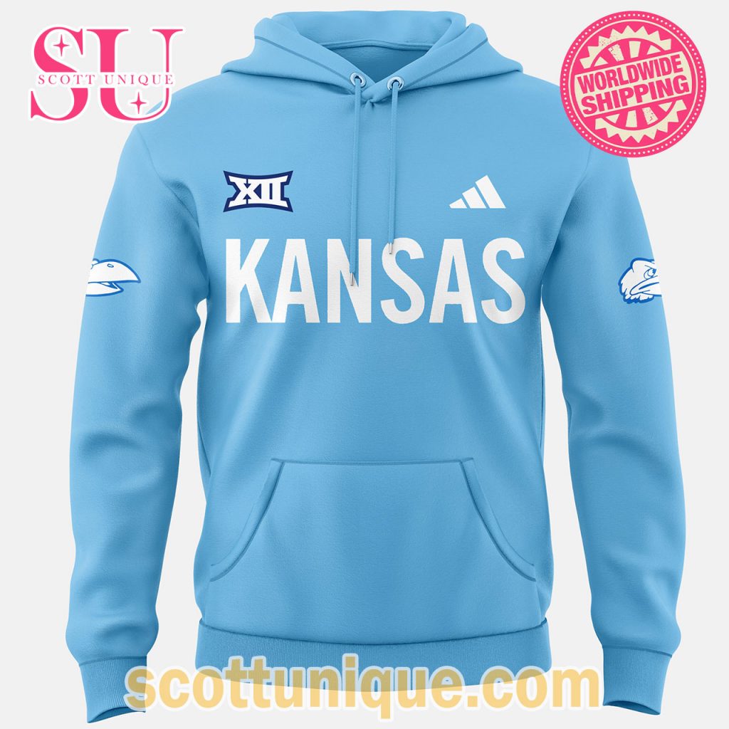 Kansas Jayhawks Win Sky Blue Hoodie2 Kansas Jayhawks Win Sky Blue Hoodie2
