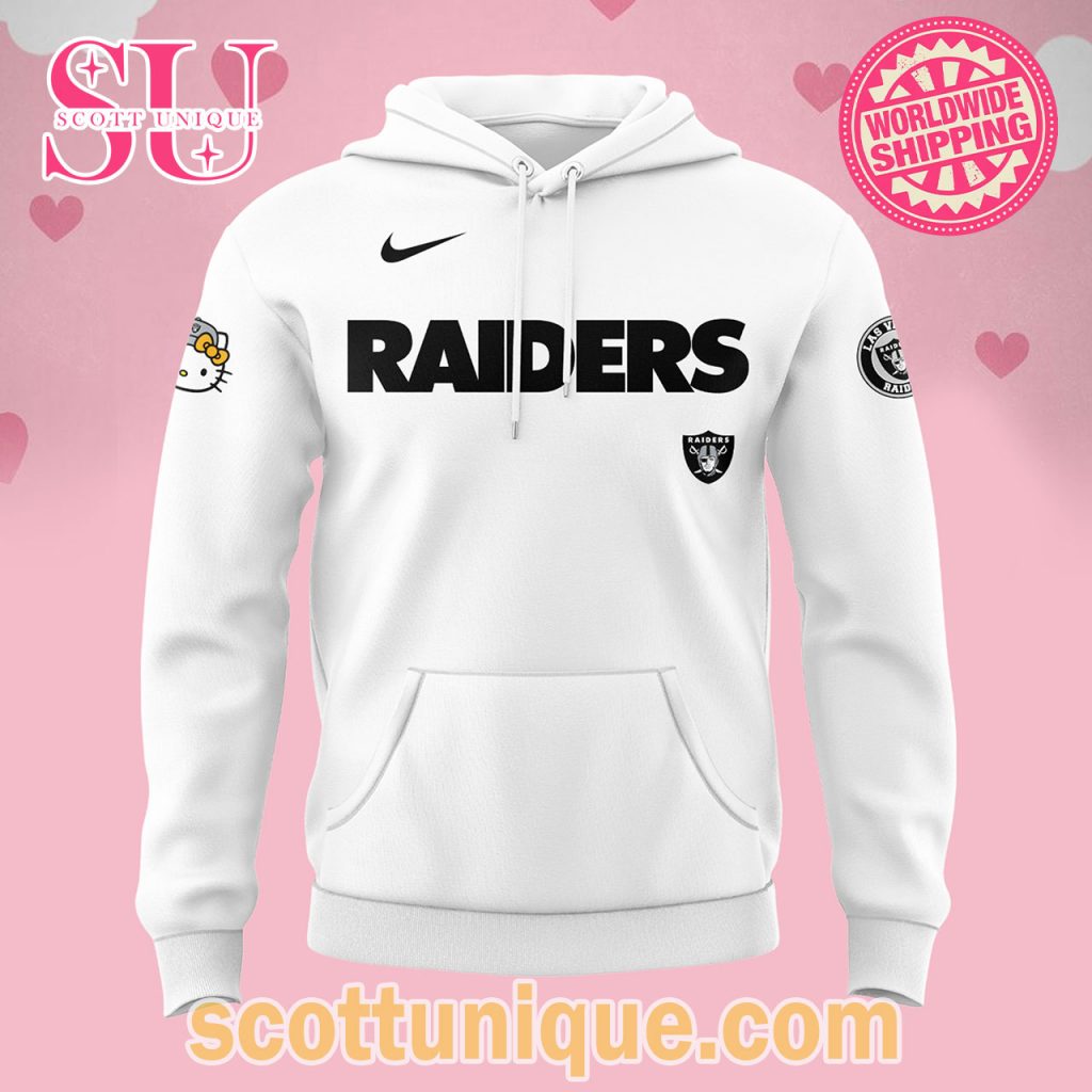 Las Vegas Raiders x Hello Kitty Night 2024 Hoodie Las Vegas Raiders x Hello Kitty Night 2024 Hoodie