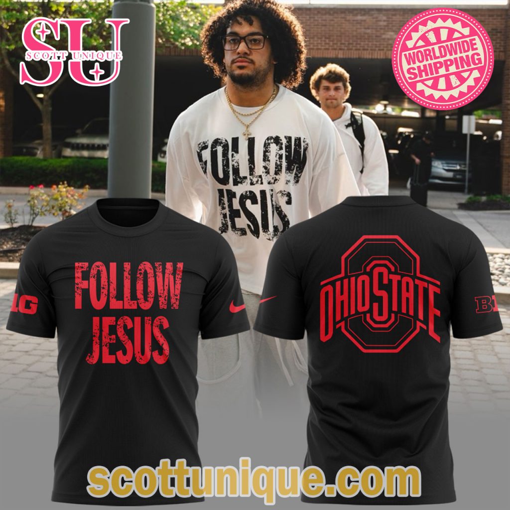 Limited Edition FOLLOW JESUS Black TShirt 2024 Limited Edition FOLLOW JESUS Black TShirt 2024
