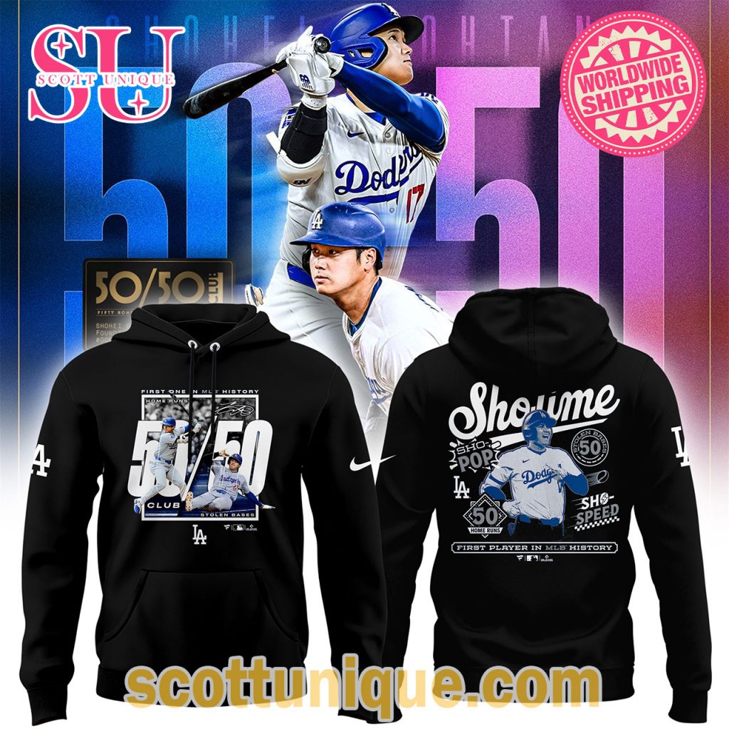 Limited Edition Shohei Ohtani Shotime Black Hoodie Limited Edition Shohei Ohtani Shotime Black Hoodie