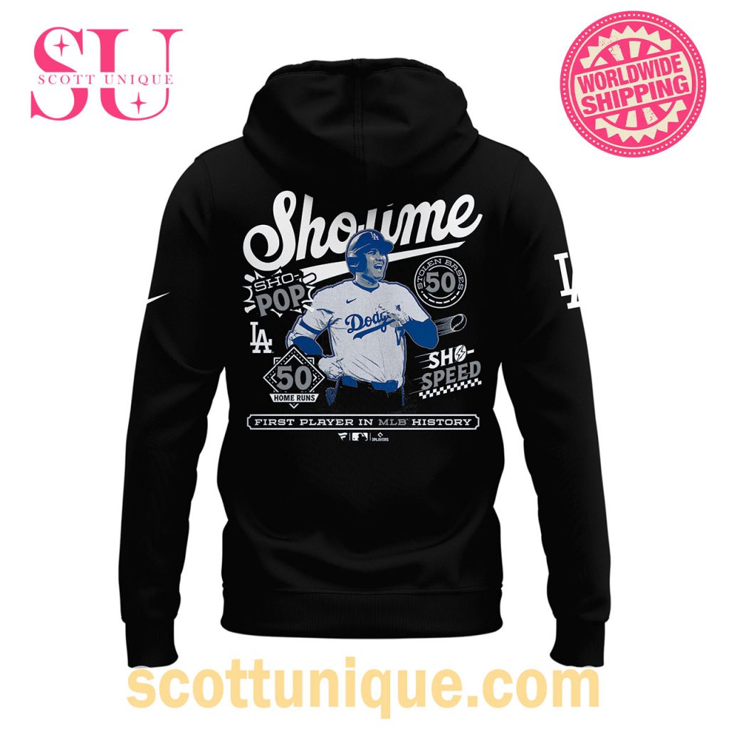 Limited Edition Shohei Ohtani Shotime Black Hoodie2 Limited Edition Shohei Ohtani Shotime Black Hoodie2