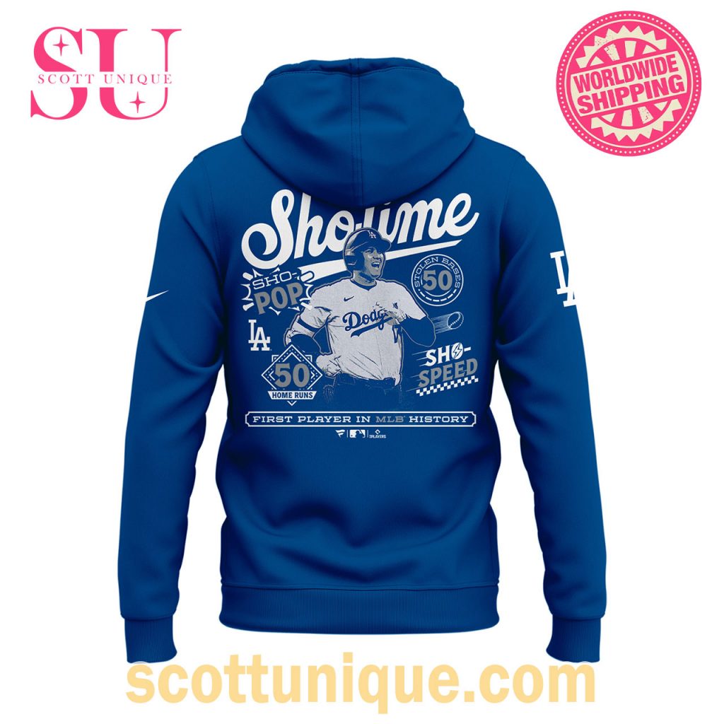 Limited Edition Shohei Ohtani Shotime Blue Hoodie2 Limited Edition Shohei Ohtani Shotime Blue Hoodie2
