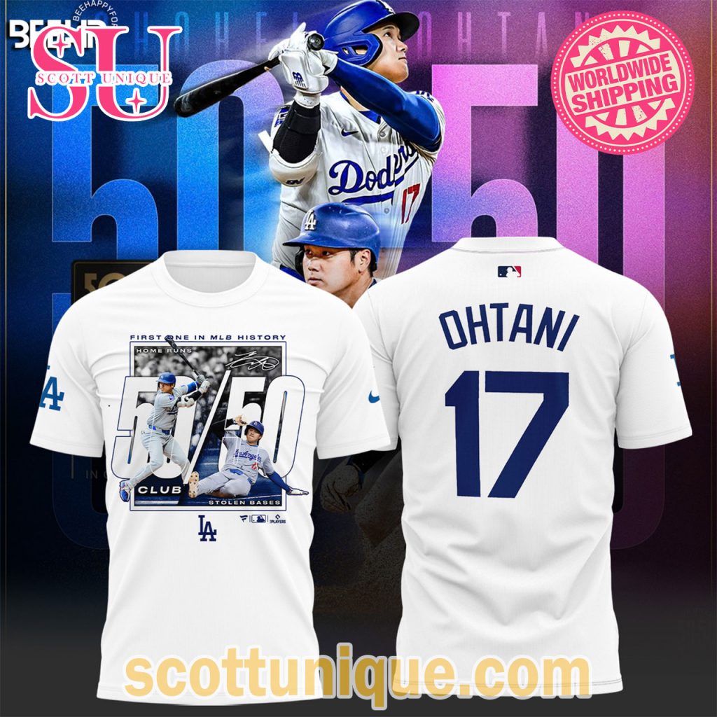 Los Angeles Dodgers Shohei Ohtani Club T Shirt Los Angeles Dodgers Shohei Ohtani Club T Shirt
