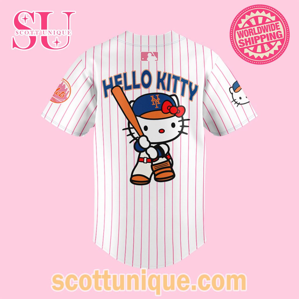 New York Mets x Hello Kitty Night Game 2024 Baseball Jersey1 New York Mets x Hello Kitty Night Game 2024 Baseball Jersey1