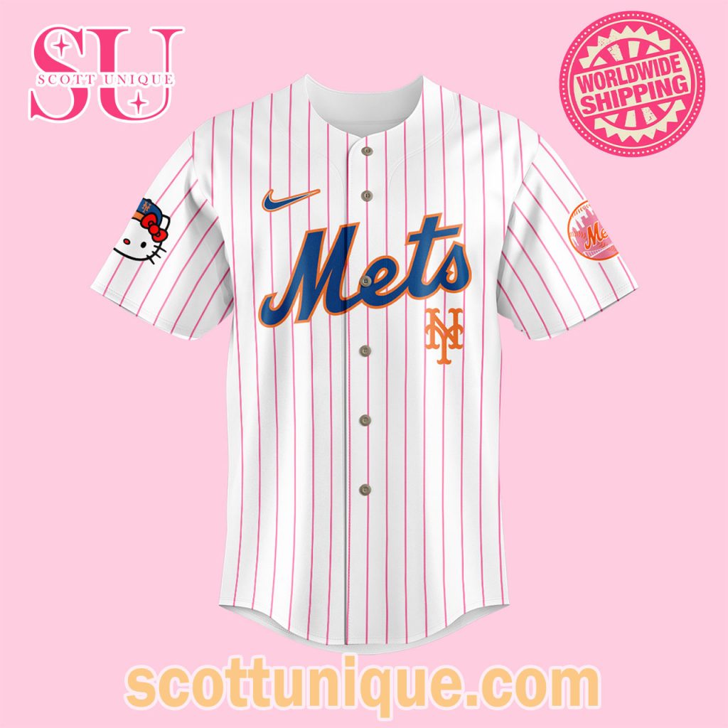 New York Mets x Hello Kitty Night Game 2024 Baseball Jersey2 New York Mets x Hello Kitty Night Game 2024 Baseball Jersey2