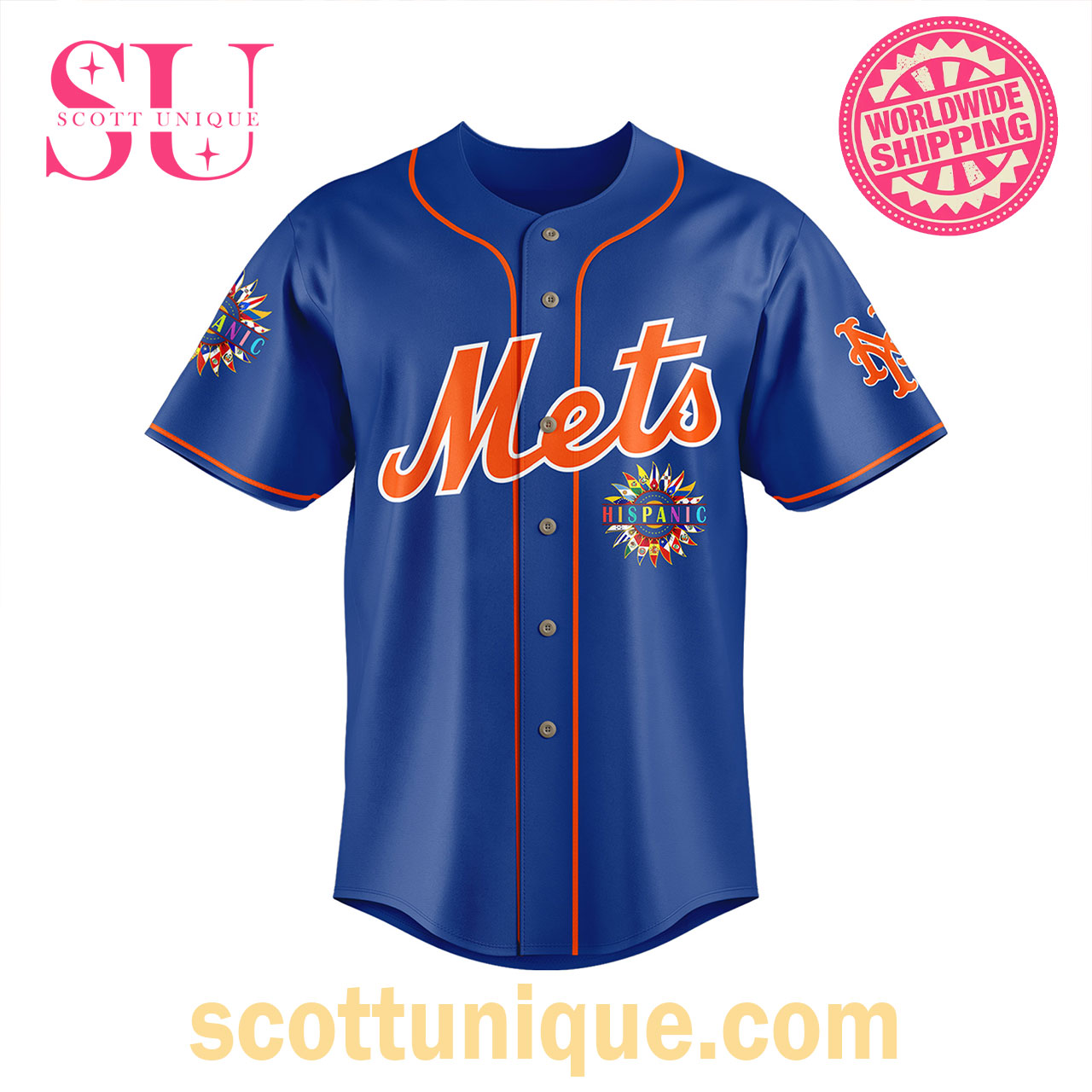 New York Mets x Hispanic Heritage Night Baseball Jersey