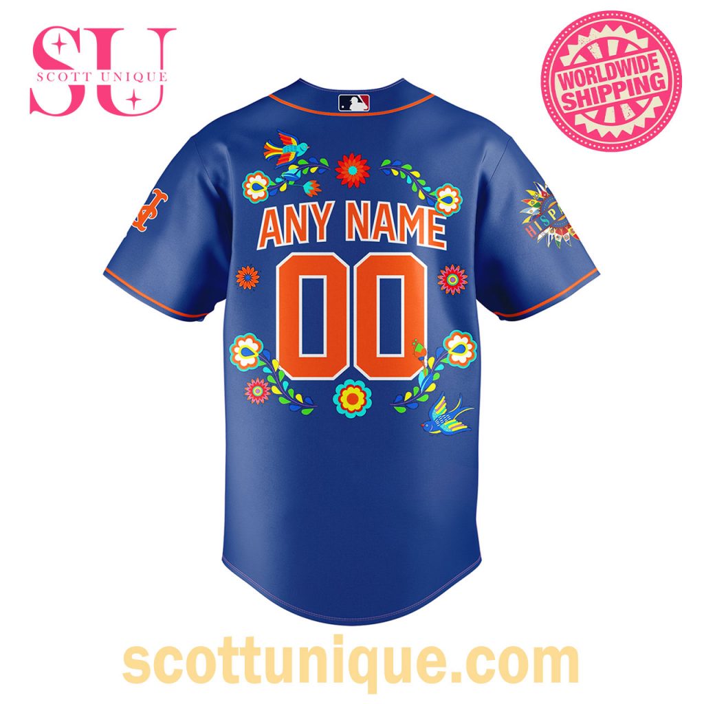 New York Mets x Hispanic Heritage Night Baseball Jersey2 New York Mets x Hispanic Heritage Night Baseball Jersey2
