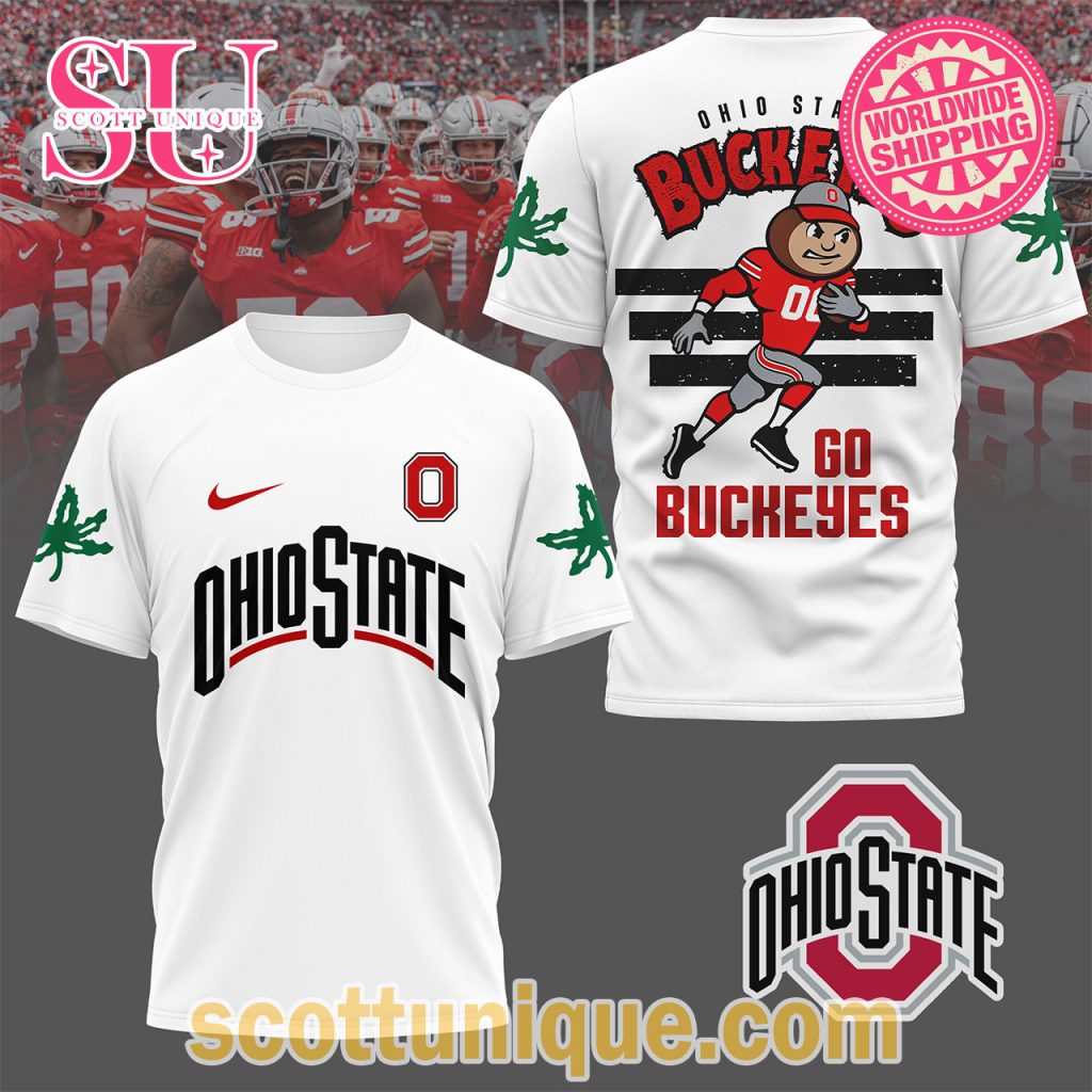 Ohio State Buckeyes Football Limited Edition White T Shirt Ohio State Buckeyes Football Limited Edition White T Shirt