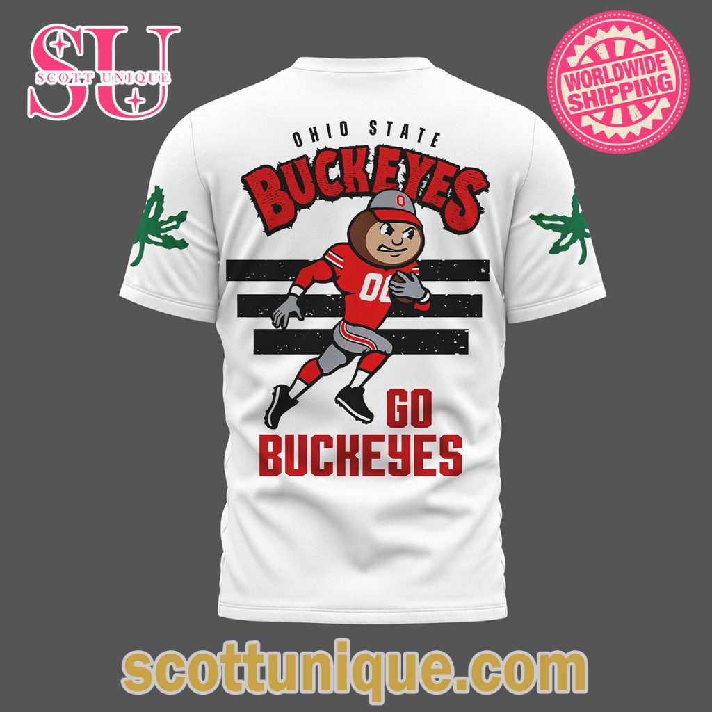 Ohio State Buckeyes Football Limited Edition White T Shirt1 Ohio State Buckeyes Football Limited Edition White T Shirt1