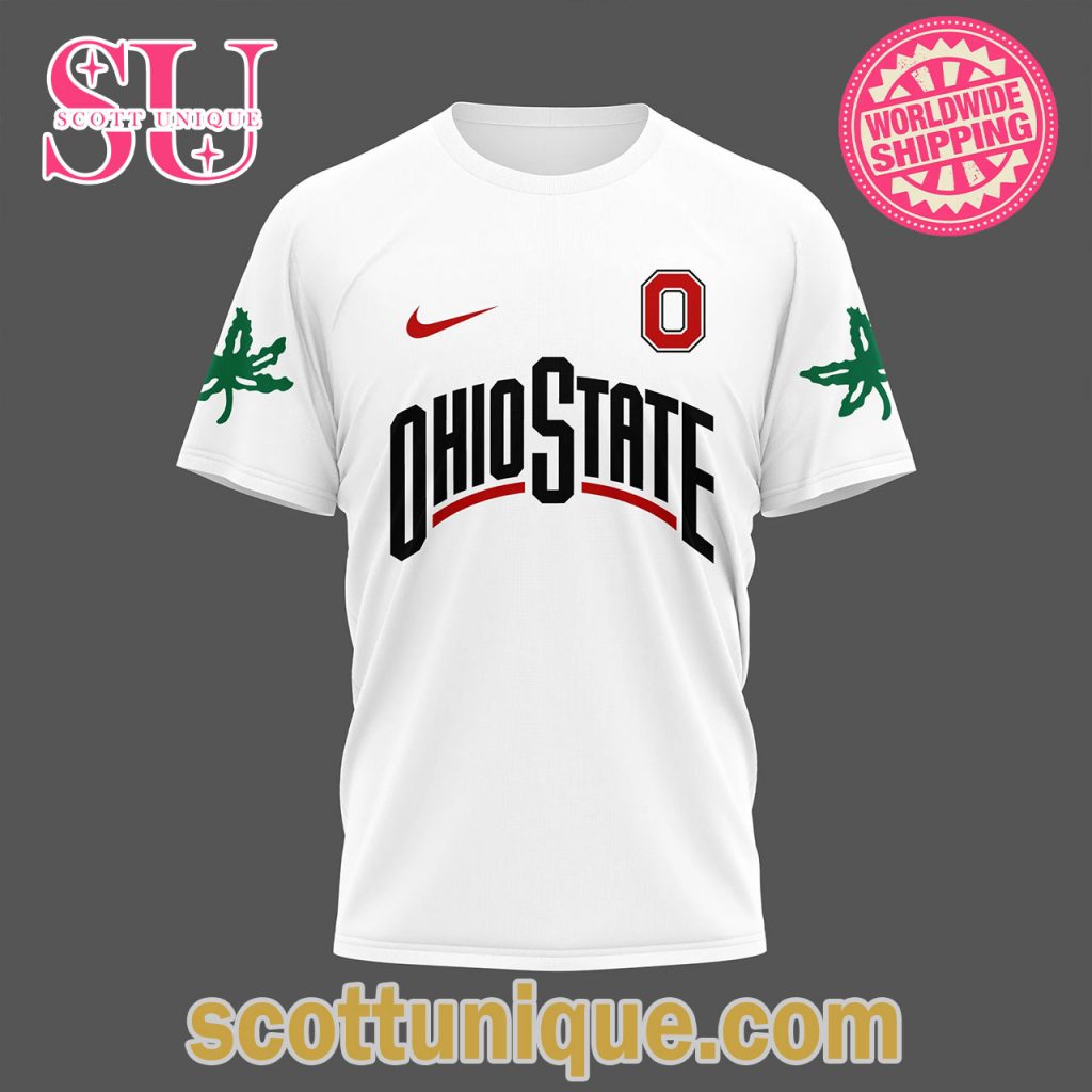 Ohio State Buckeyes Football Limited Edition White T Shirt2 Ohio State Buckeyes Football Limited Edition White T Shirt2