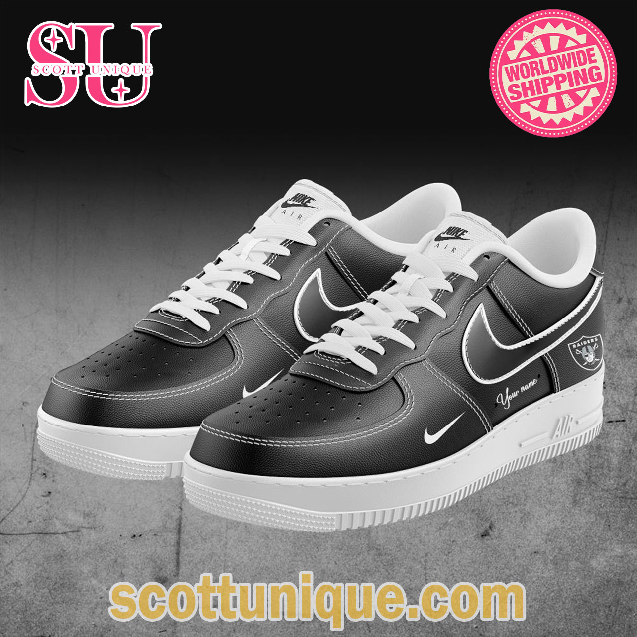 Raiders Nation Coach Antonio Pierce Air Force Shoes