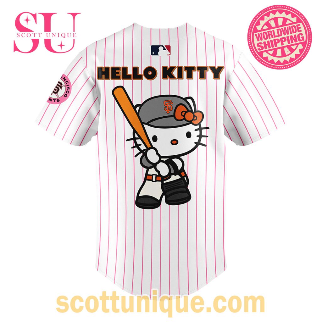 San Francisco Giants Hello Kitty Night 2024 Baseball Jersey2 San Francisco Giants Hello Kitty Night 2024 Baseball Jersey2