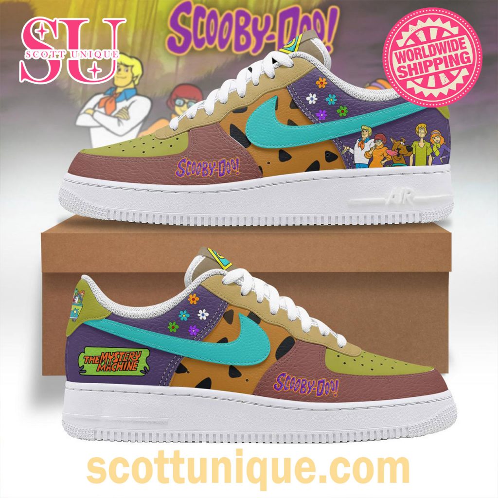 Scooby Doo The Mystery Machine Air Force Shoes1 Scooby Doo The Mystery Machine Air Force Shoes1