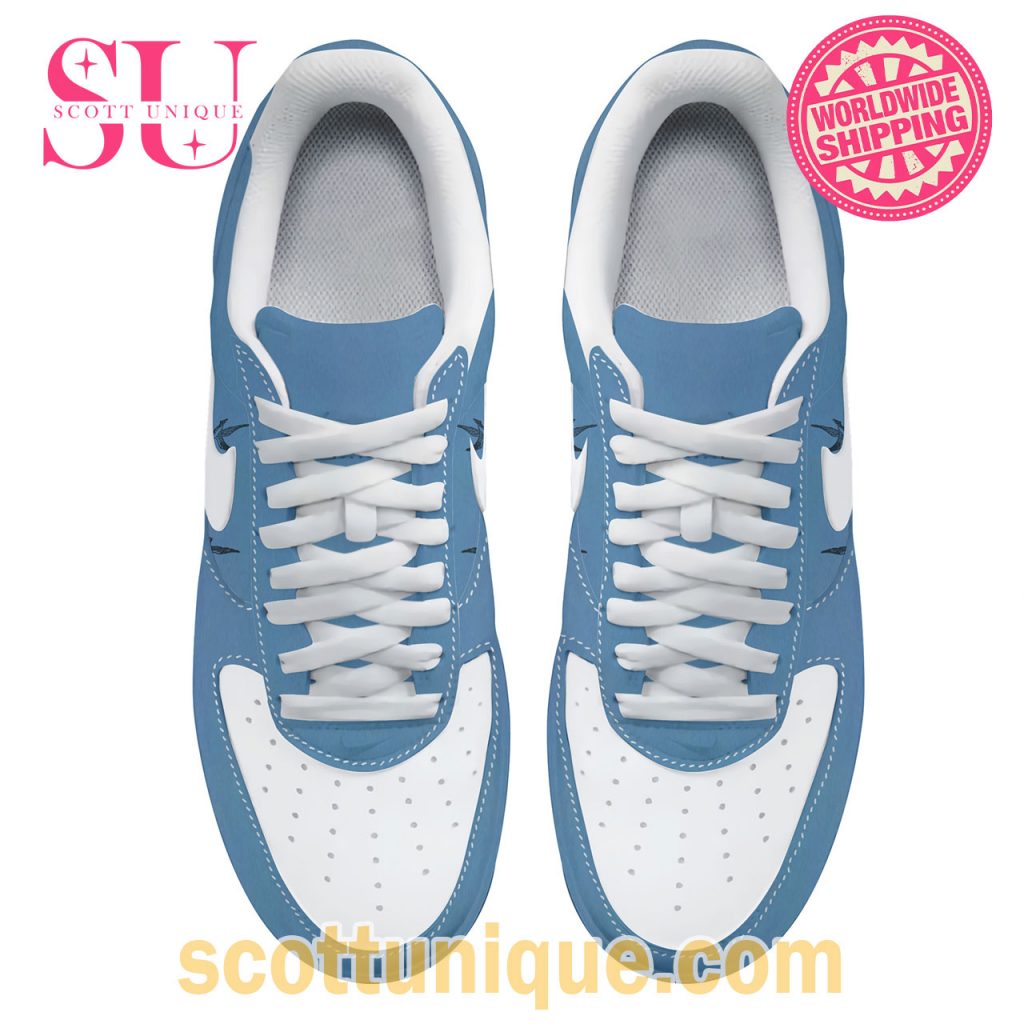 Taylor Swift 1989 Album Baby Blue Gradient Air Force Shoes Taylor Swift 1989 Album Baby Blue Gradient Air Force Shoes