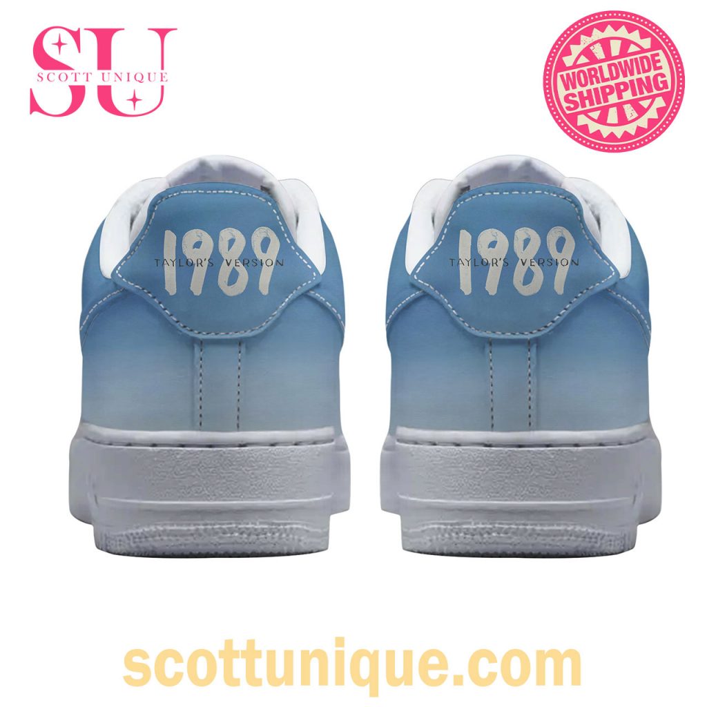 Taylor Swift 1989 Album Baby Blue Gradient Air Force Shoes3 Taylor Swift 1989 Album Baby Blue Gradient Air Force Shoes3