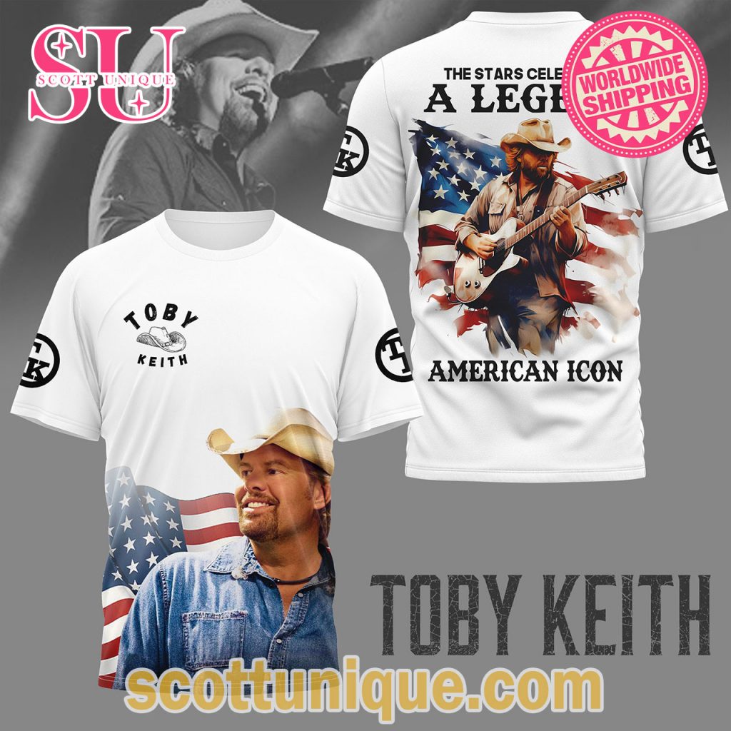 Toby Keith A Legend American Icon White T Shirt Toby Keith A Legend American Icon White T Shirt
