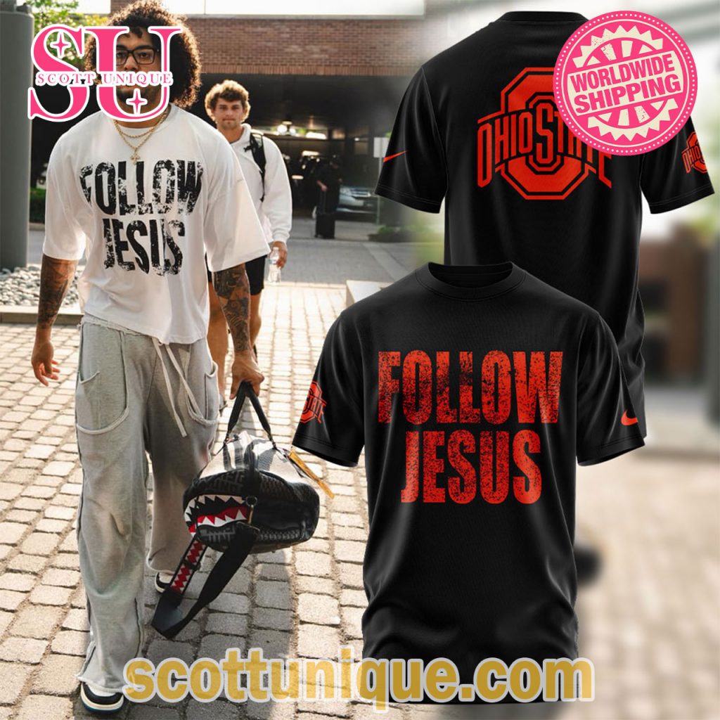 Trending Ohio State Follow Jesus Black Limited Edition T Shirt1 Trending Ohio State Follow Jesus Black Limited Edition T Shirt1