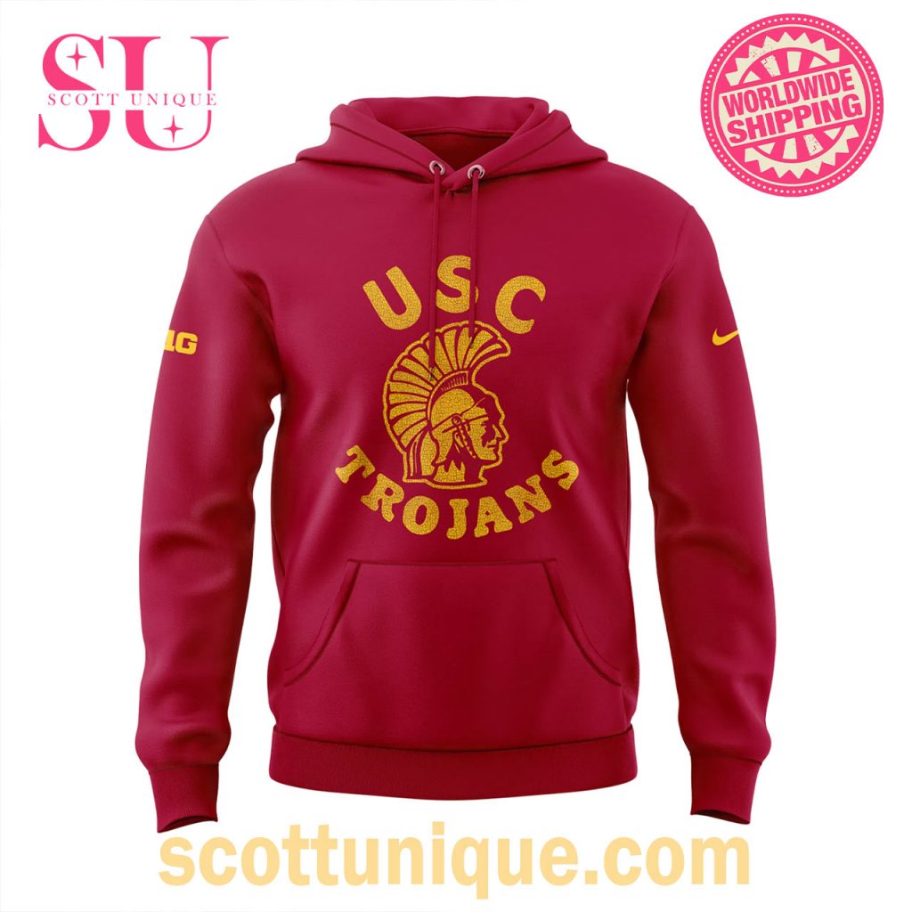 USC Trojans Football Red Hoodie2 USC Trojans Football Red Hoodie2