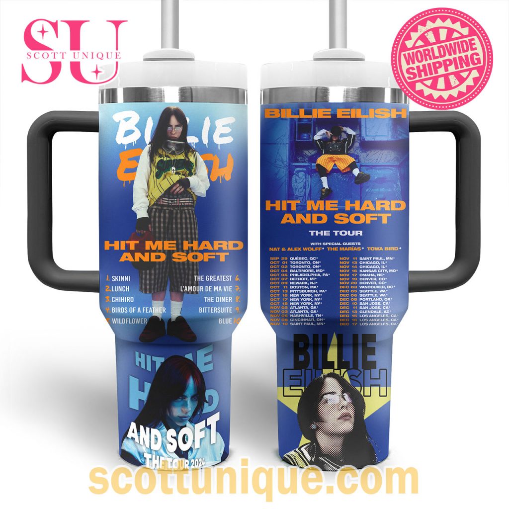 Billie Eilish Hit Me Hard And Soft Tour 2024 Stanley Tumbler1 Billie Eilish Hit Me Hard And Soft Tour 2024 Stanley Tumbler1