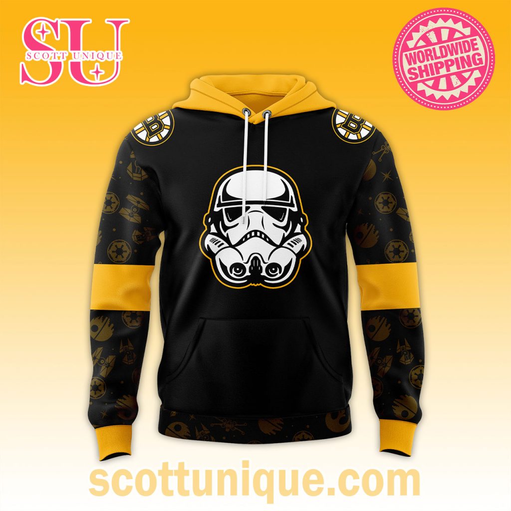 Boston Bruins x Star Wars Night 2024 Hoodie2 Boston Bruins x Star Wars Night 2024 Hoodie2