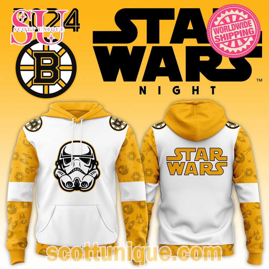 Boston Bruins x Star Wars Night Hoodie1 Boston Bruins x Star Wars Night Hoodie1