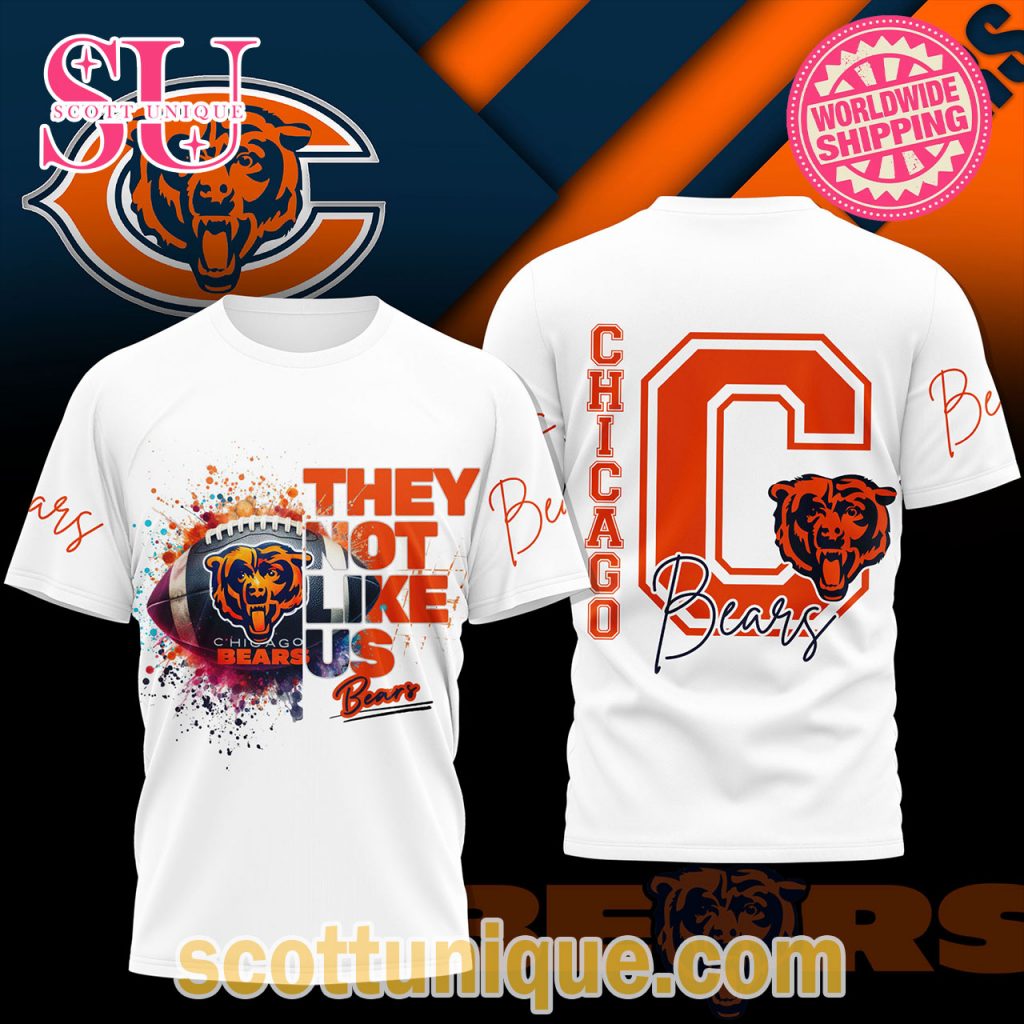 Chicago Bears They Not Like US T Shirt Chicago Bears They Not Like US T Shirt