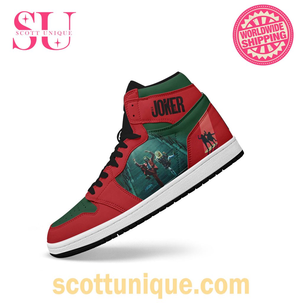 DC Joker & Harley Danceing Air Jordan 1 High Top Shoes DC Joker & Harley Danceing Air Jordan 1 High Top Shoes