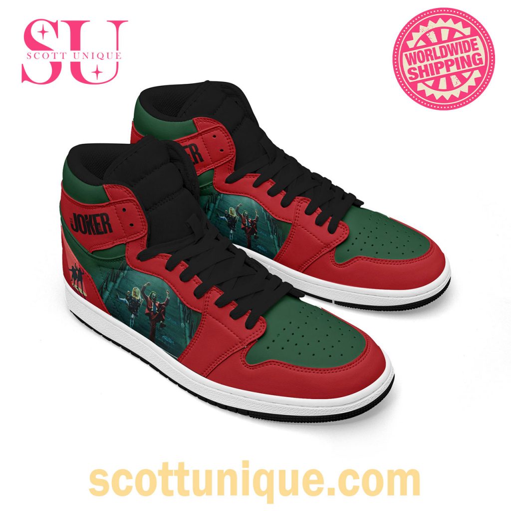 DC Joker & Harley Danceing Air Jordan 1 High Top Shoes2 DC Joker & Harley Danceing Air Jordan 1 High Top Shoes2