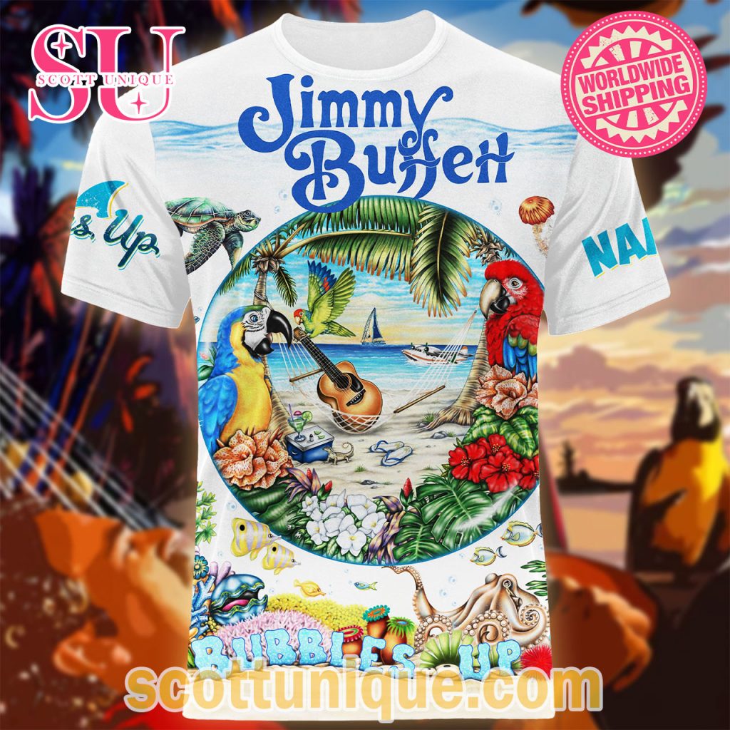 Jimmy Buffett Bubbles Up Ocean Summer T Shirt1 Jimmy Buffett Bubbles Up Ocean Summer T Shirt1