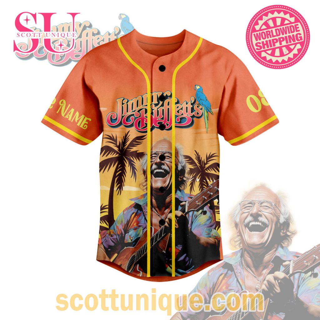 Jimmy Buffett Margaritaville Sun Set Baseball Jersey1 Jimmy Buffett Margaritaville Sun Set Baseball Jersey1