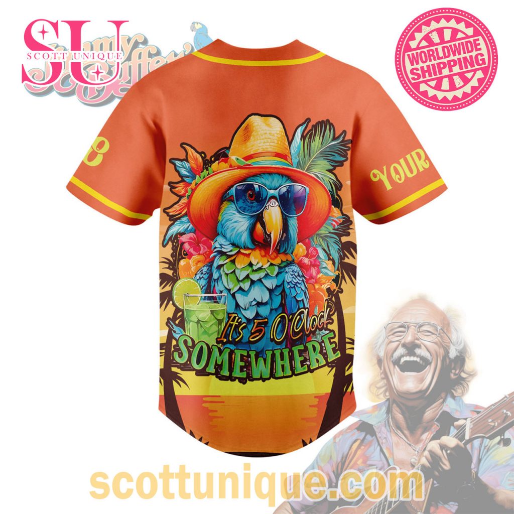 Jimmy Buffett Margaritaville Sun Set Baseball Jersey2 Jimmy Buffett Margaritaville Sun Set Baseball Jersey2